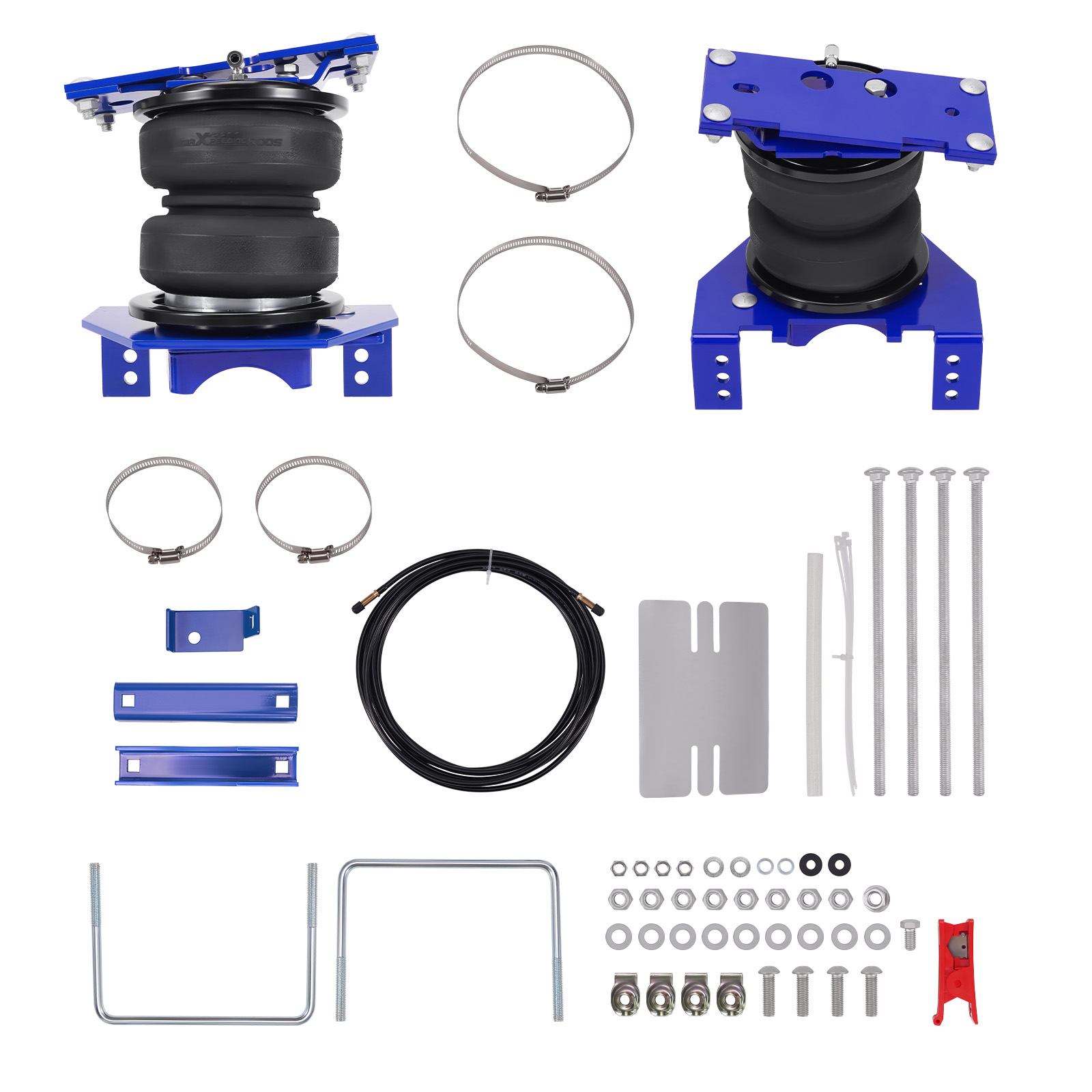Air Spring Suspension Kit Rear compatible for Ford F-250 F-350 Super Duty SRW 4WD 2023–2024