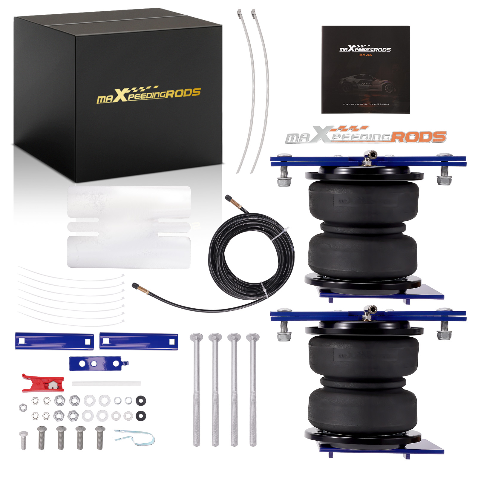 Rear Air Spring Suspension Kit w/ Jounce Bumper compatible for Ram 5500 2007-2025