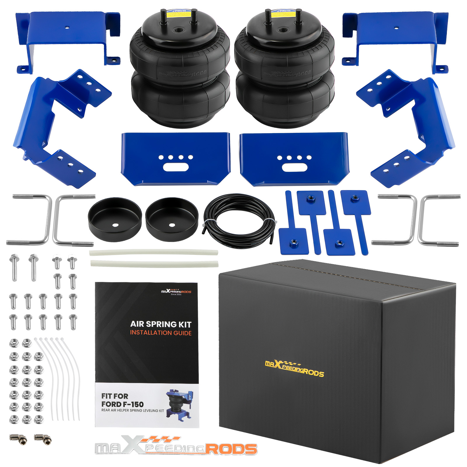 Rear Air Suspension Spring Helper Kit compatible for Ford F150 2WD4WD 15-2023