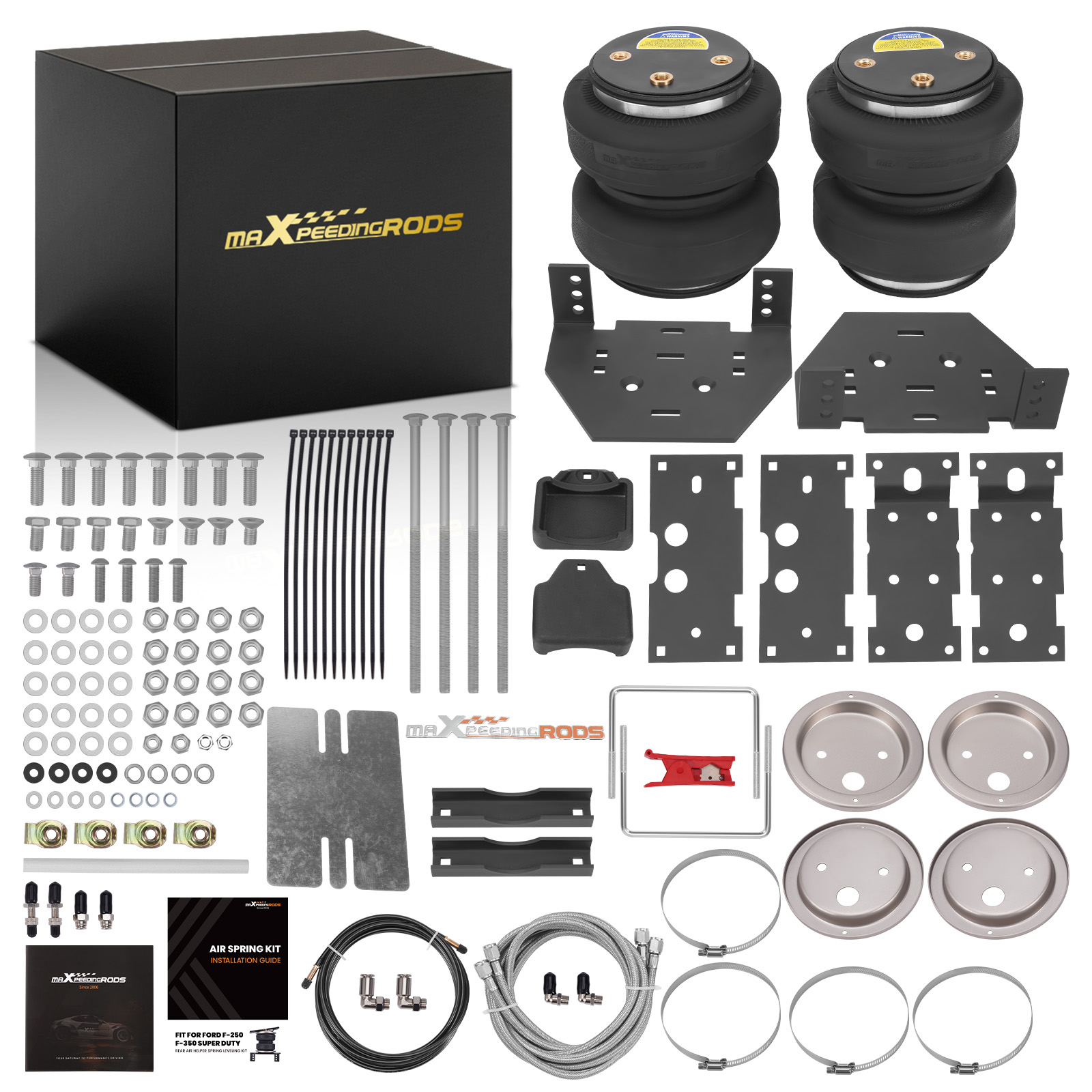 Air Suspension Spring Kit Rear compatible for Ford F-250 SUPER DUTY PICKUP 2017-2019