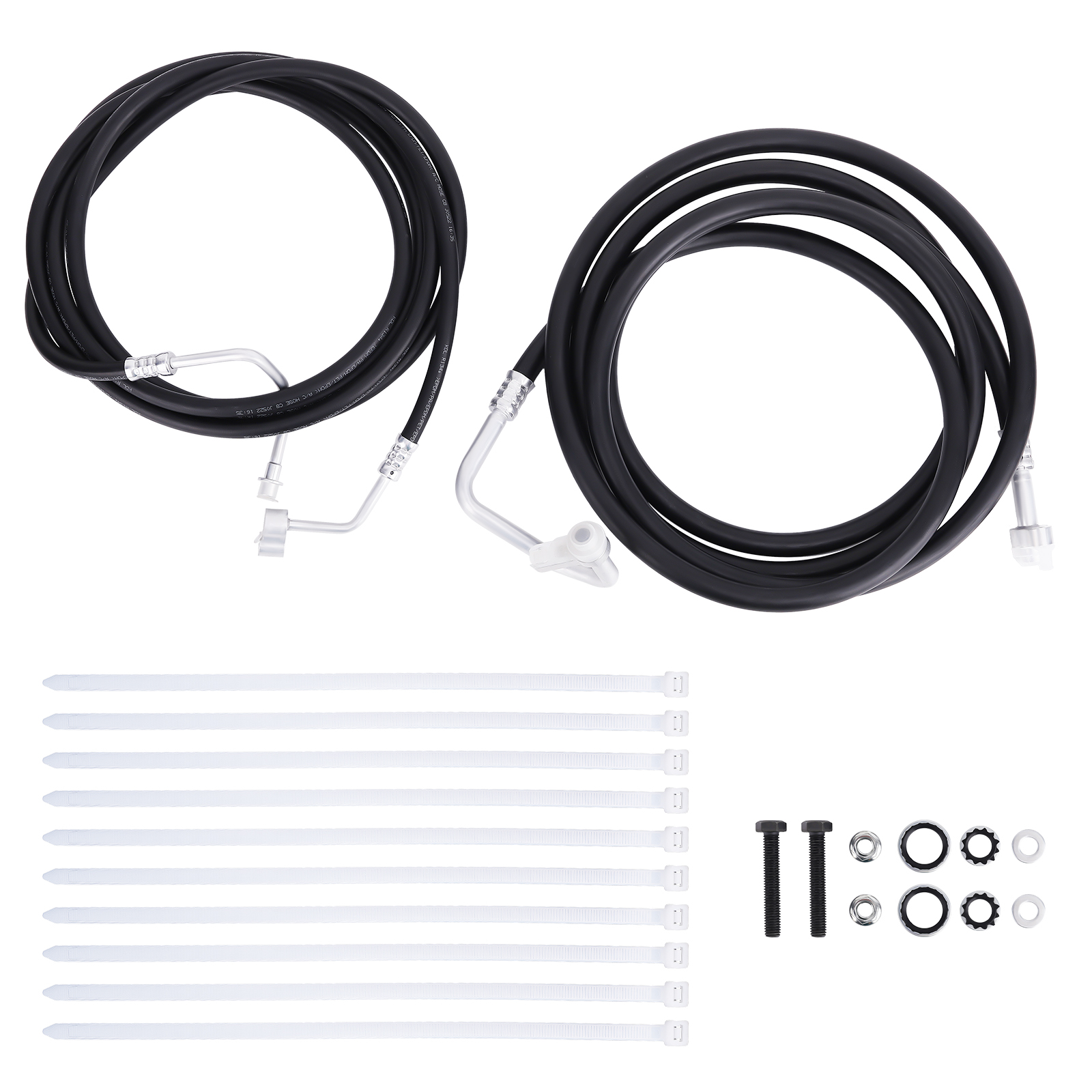 Rear Aux compatible for AC Hose Kit SU33468 Rear compatible for AC Line Set compatible for Chevy Suburban 2007-14