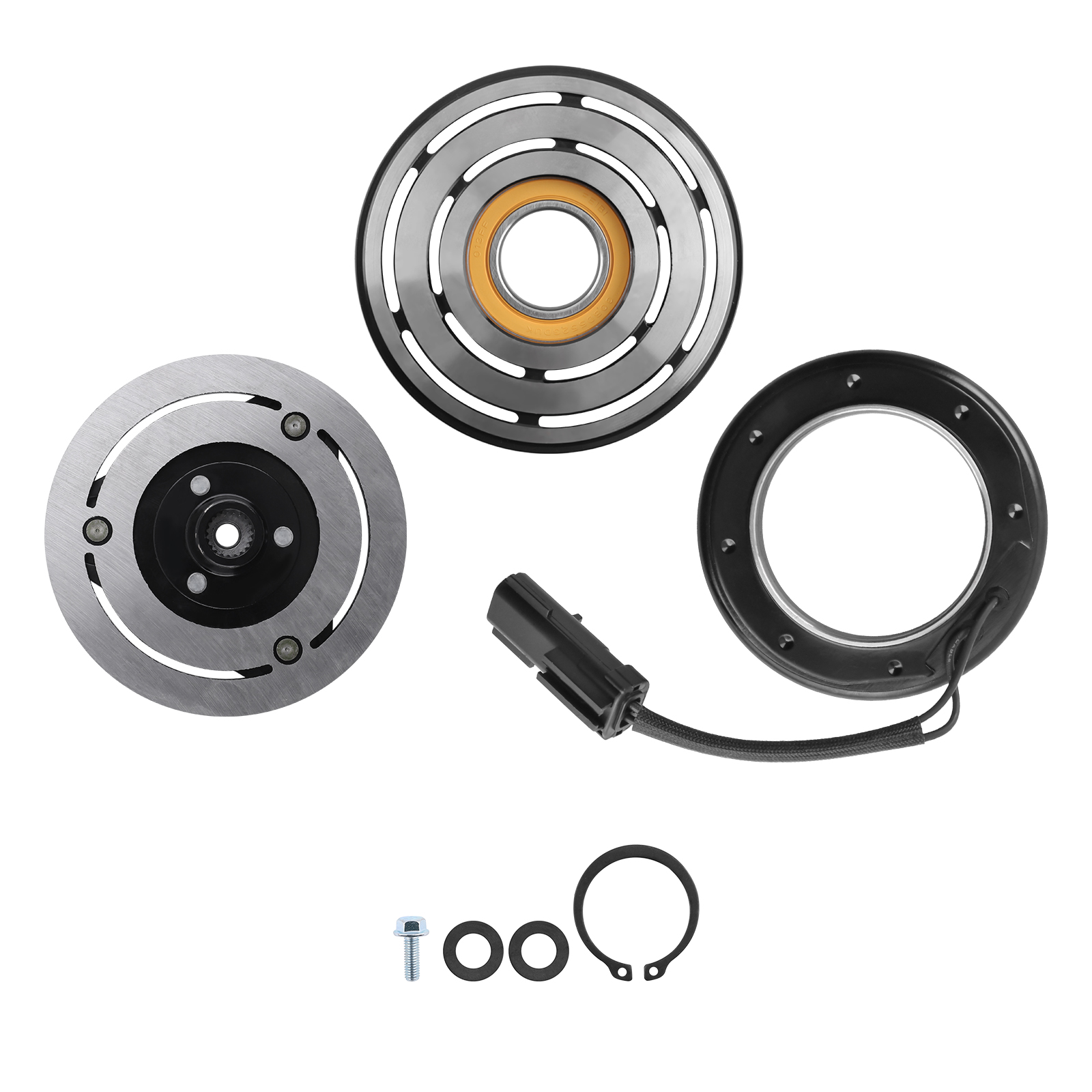 Compatible for AC Compressor Clutch Kit compatible for Dodge Ram 2500 3500 4500 5500 2006-2009 55111411AH