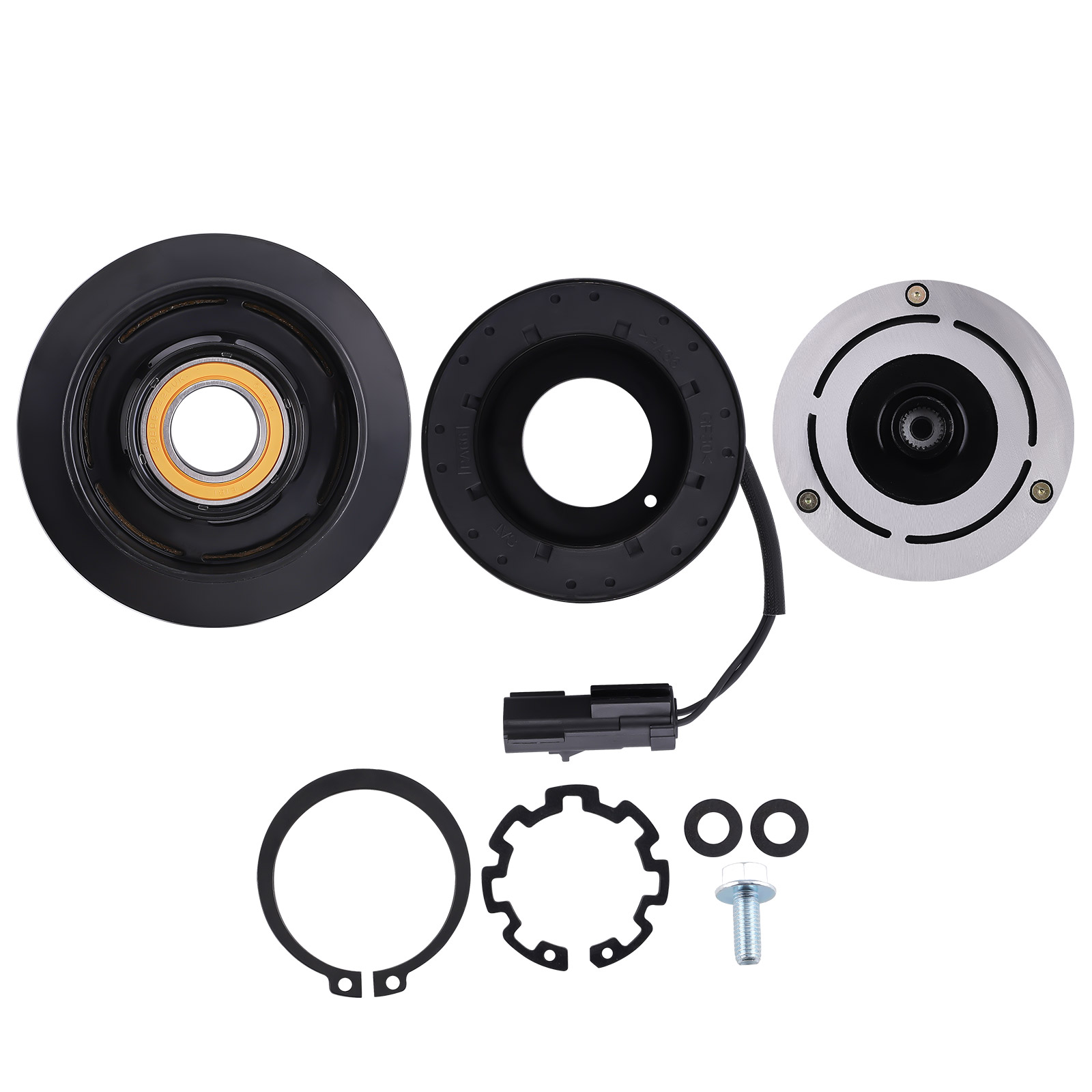 High Quality A/C Compressor Clutch Kit compatible for Dodge Dakota 3.7L4.7L2004 – 2007