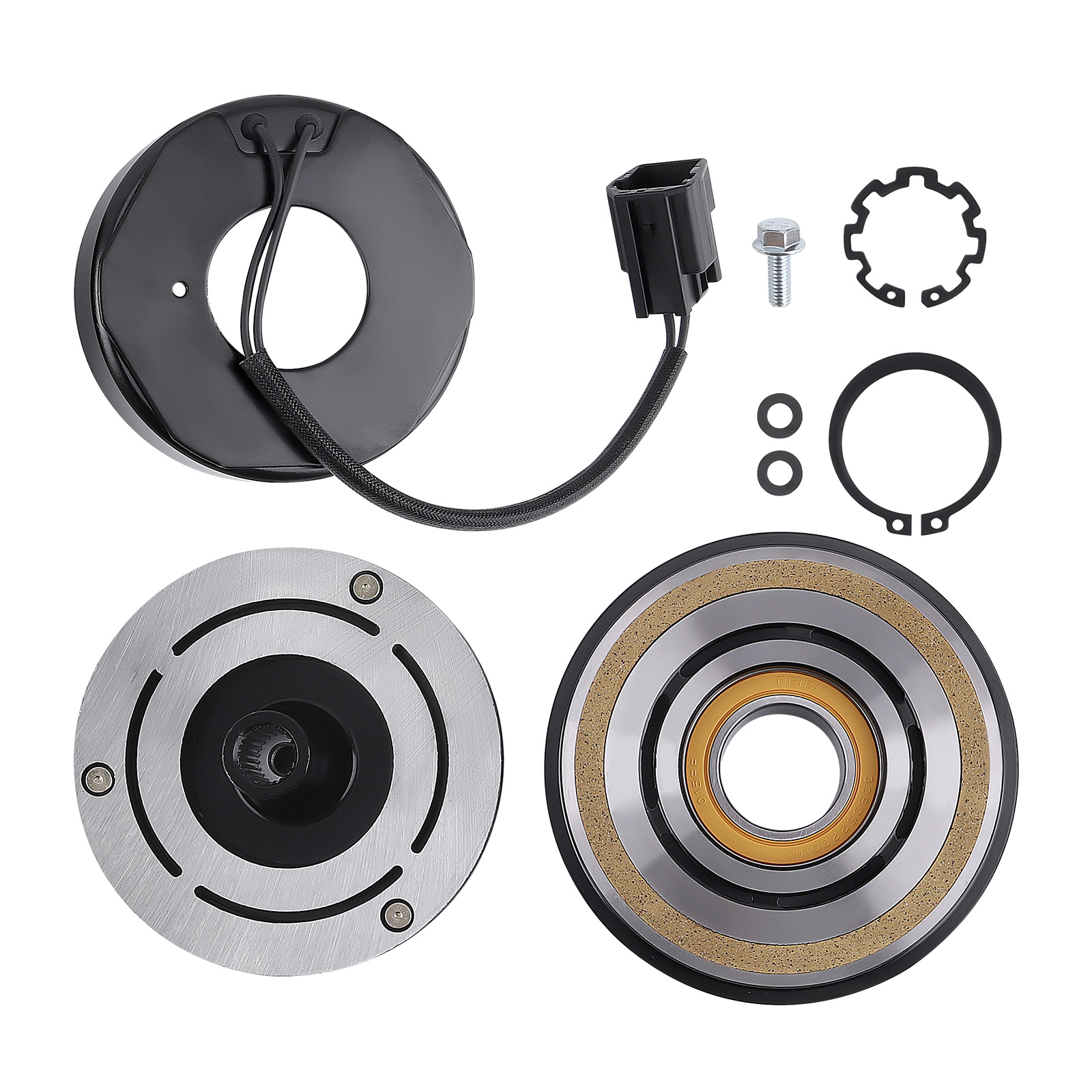 Compatible for AC Compressor Clutch Kit compatible for Buick Enclave V6 3.6L 2008-2012 20844676 15926085