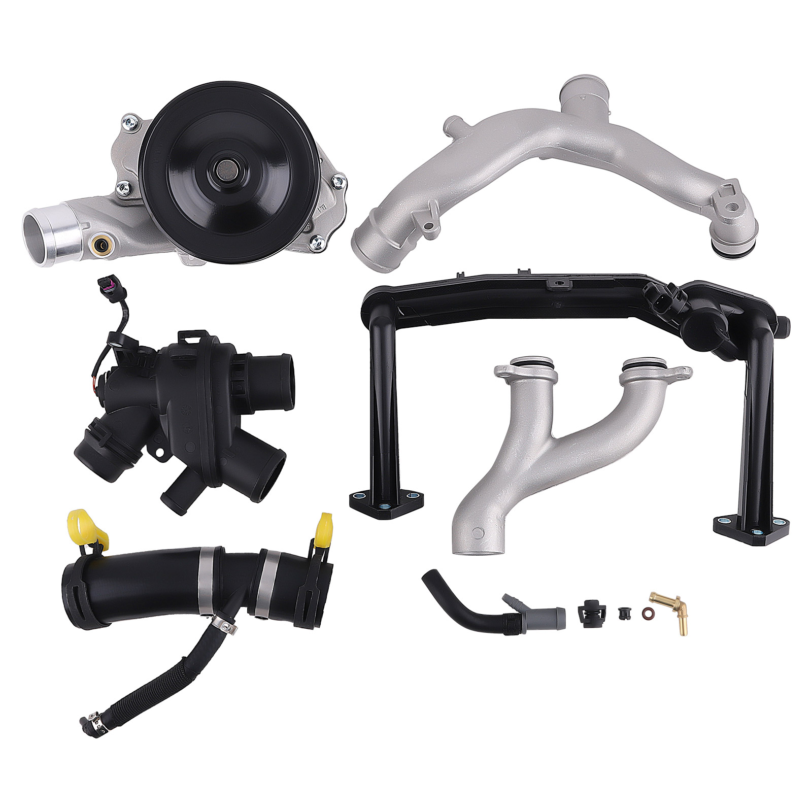 Cooling System Upgrade Kit compatible for Jaguar Compatible for Land Rover 3.0L V6 Supercharged Engine