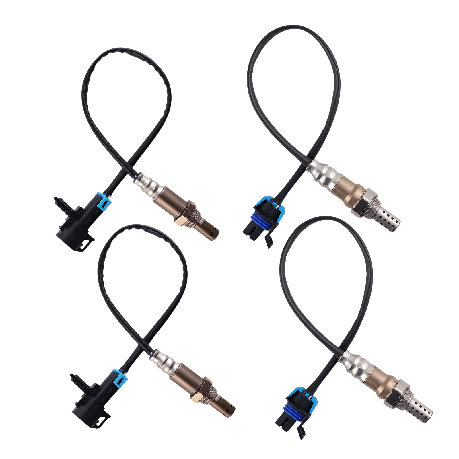 4x Oxygen O2 Sensor UP+Down compatible for Chevrolet Express compatible for GMC Savana1500 2500 3500