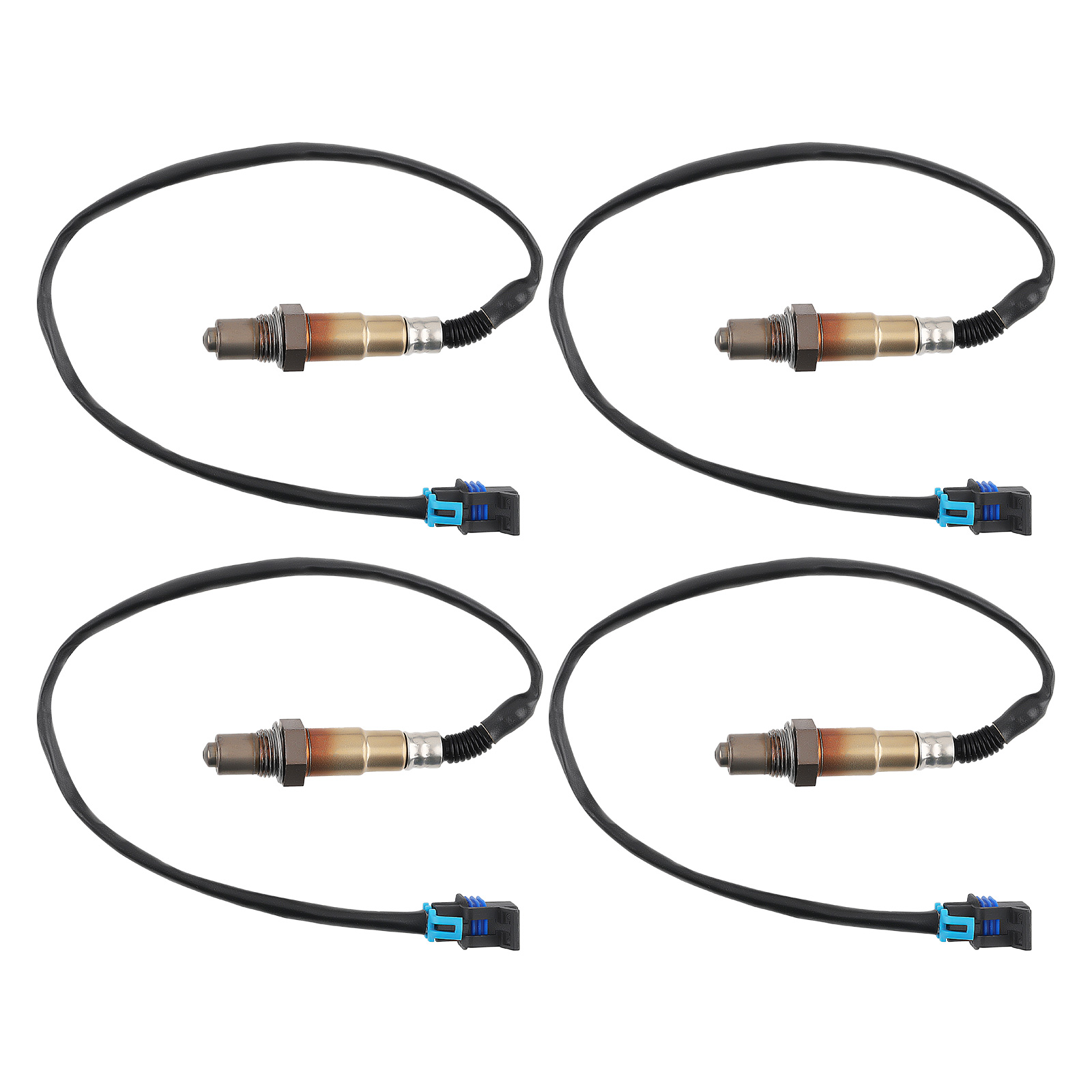 4pcs Up+Down Oxygen Sensor compatible for Cadillac XTS 3.6L V6 2013-2019 234-4566 12634085