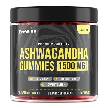 EcoWise Ashwagandha Gummies – 1 PACK / AUTOSHIP EVERY 90 DAYS