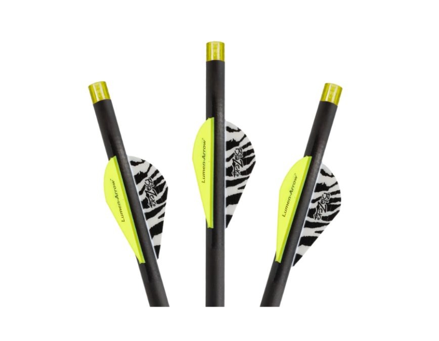 Luminok Lumen-Arrow Flat Crossbow Bolts, 3 count