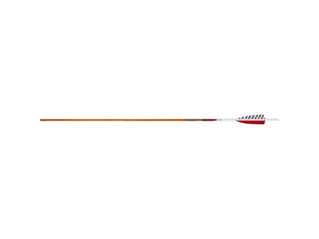 Easton Carbon Legacy Arrows 340 4 in. Feathers, 6 count