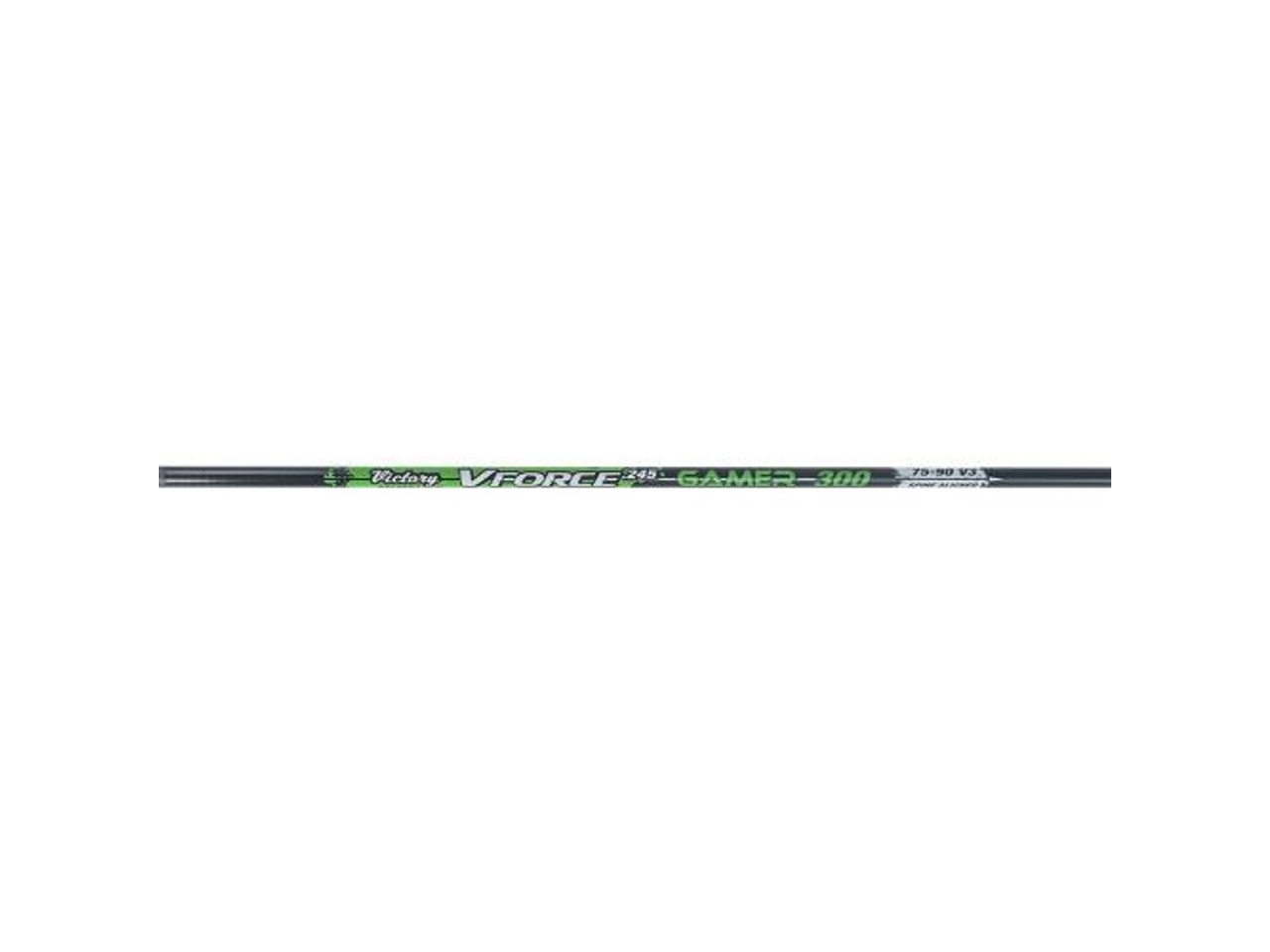 Victory Vforce Gamer .245 Diameter Bare Shafts with Inserts and Nocks, 12 Count