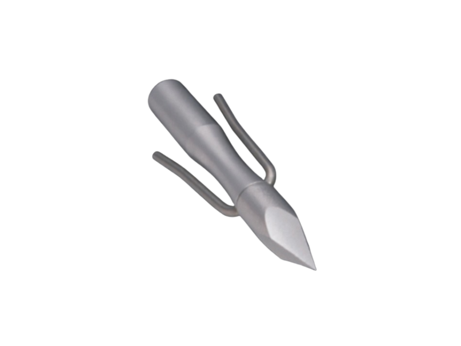 Innerloc  Bowfishing Pro Point with Removable and Replaceable Barbs, 1 count