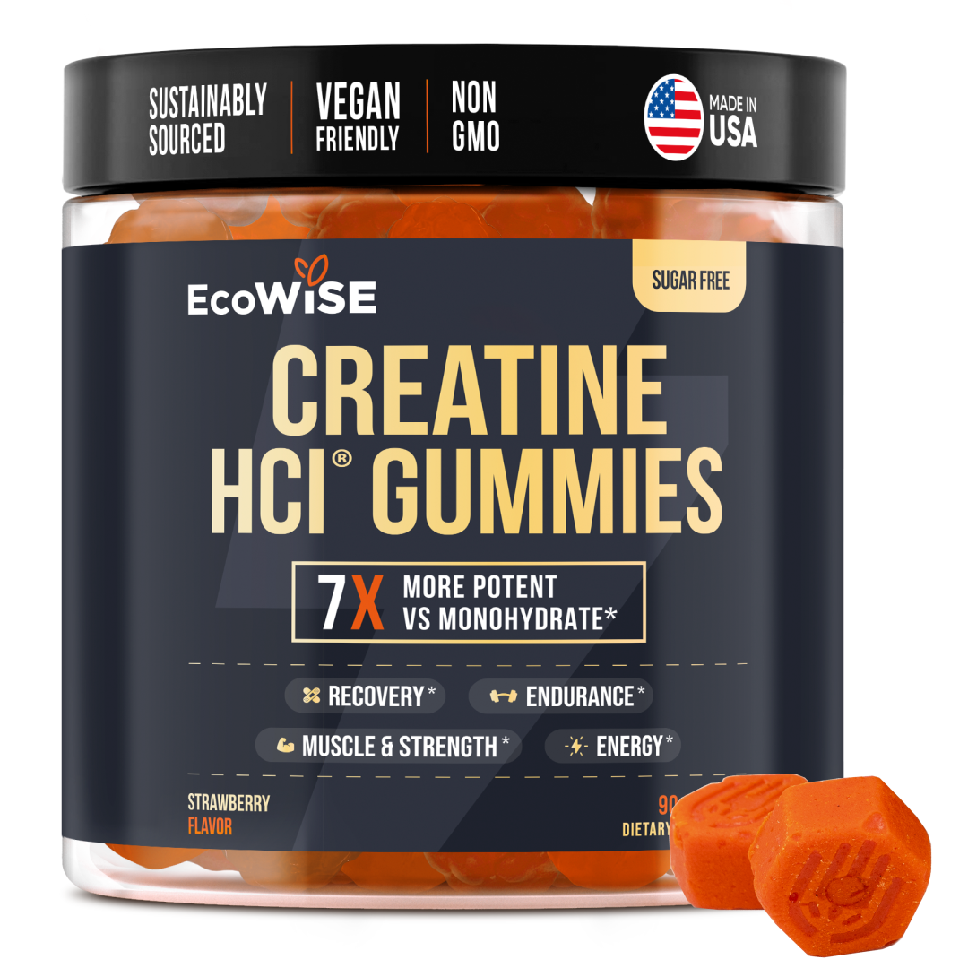 ECOWISE CREATINE HCI Gummies SF – 1 PACK AUTOSHIP EVERY 35 DAYS / 2
