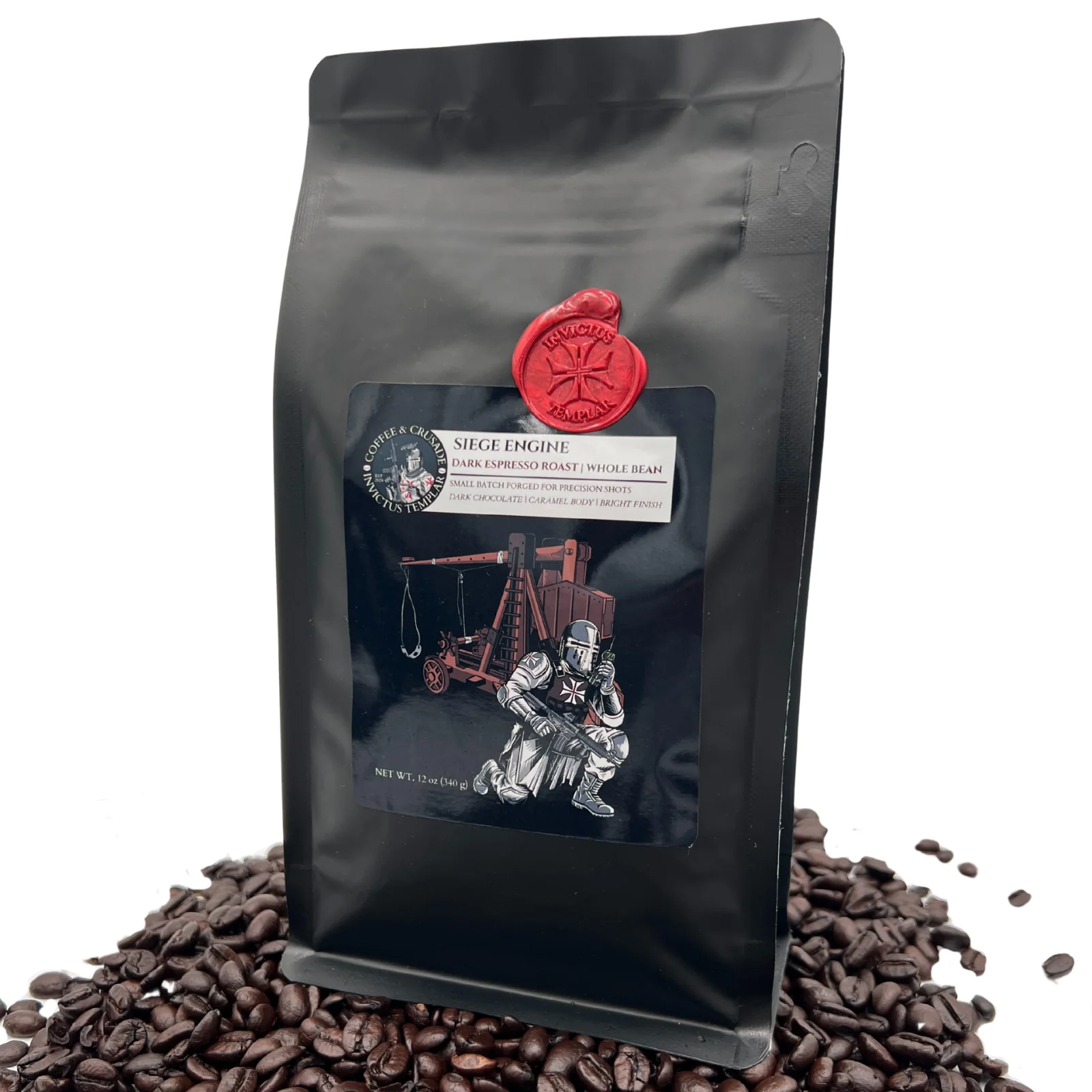 Siege Engine Espresso | Dark Roast Whole Bean Coffee 12oz