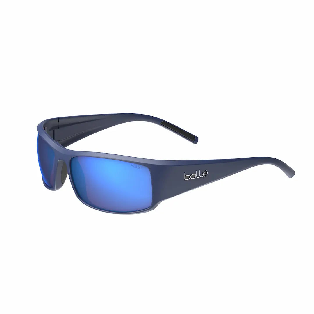Bolle King Sunglasses – Dark Blue Matte frame/Brown Blue lenses
