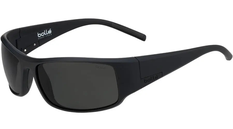 Bolle King Sunglasses – Matte Black frame/HD Polarized TNS lenses
