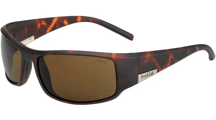 Bolle King Sunglasses – Matte Tortoise frame/HD Polarized Brown lenses