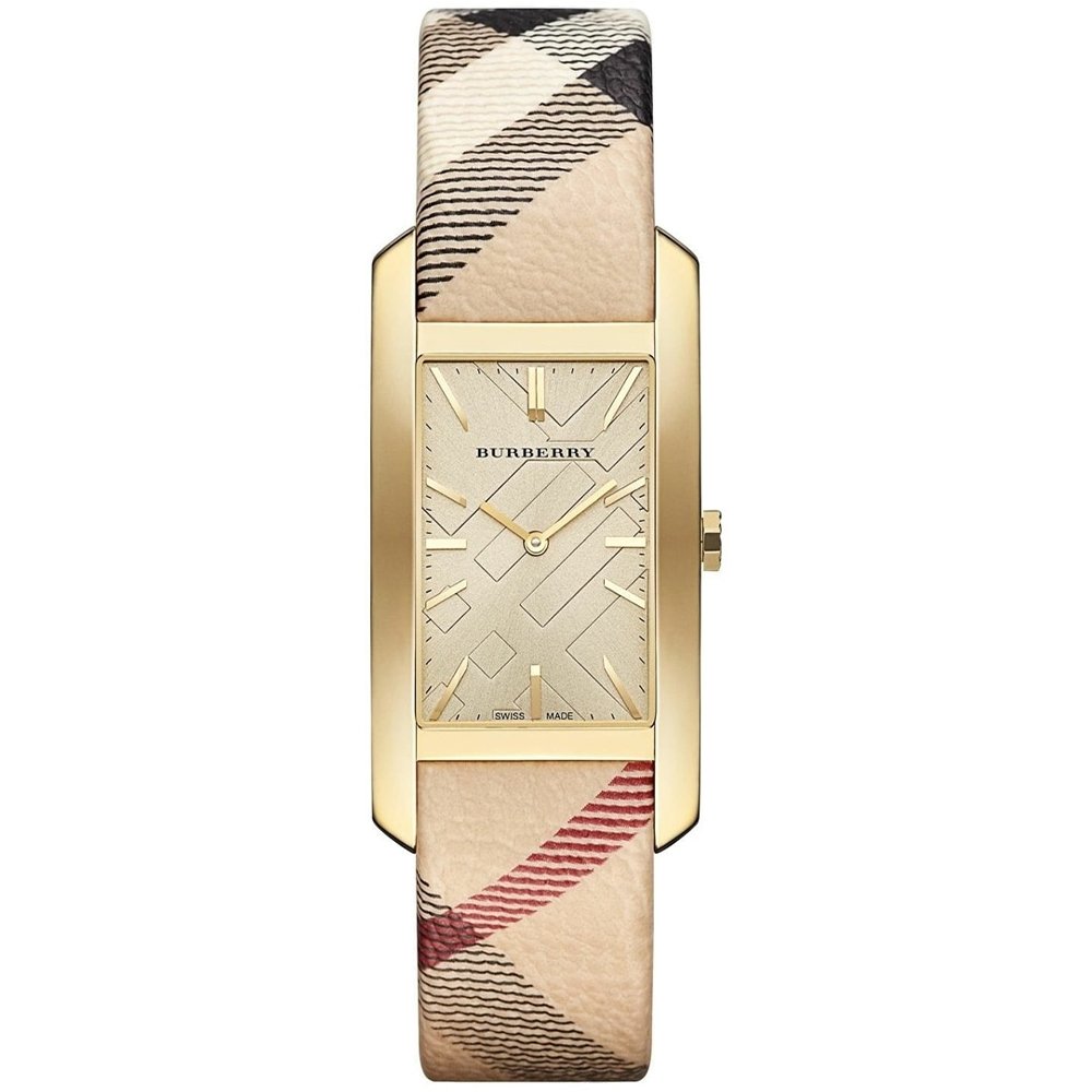 Burberry BU9509 20mm Pioneer Gold Dial Gold Ion-plated Ladies Watch