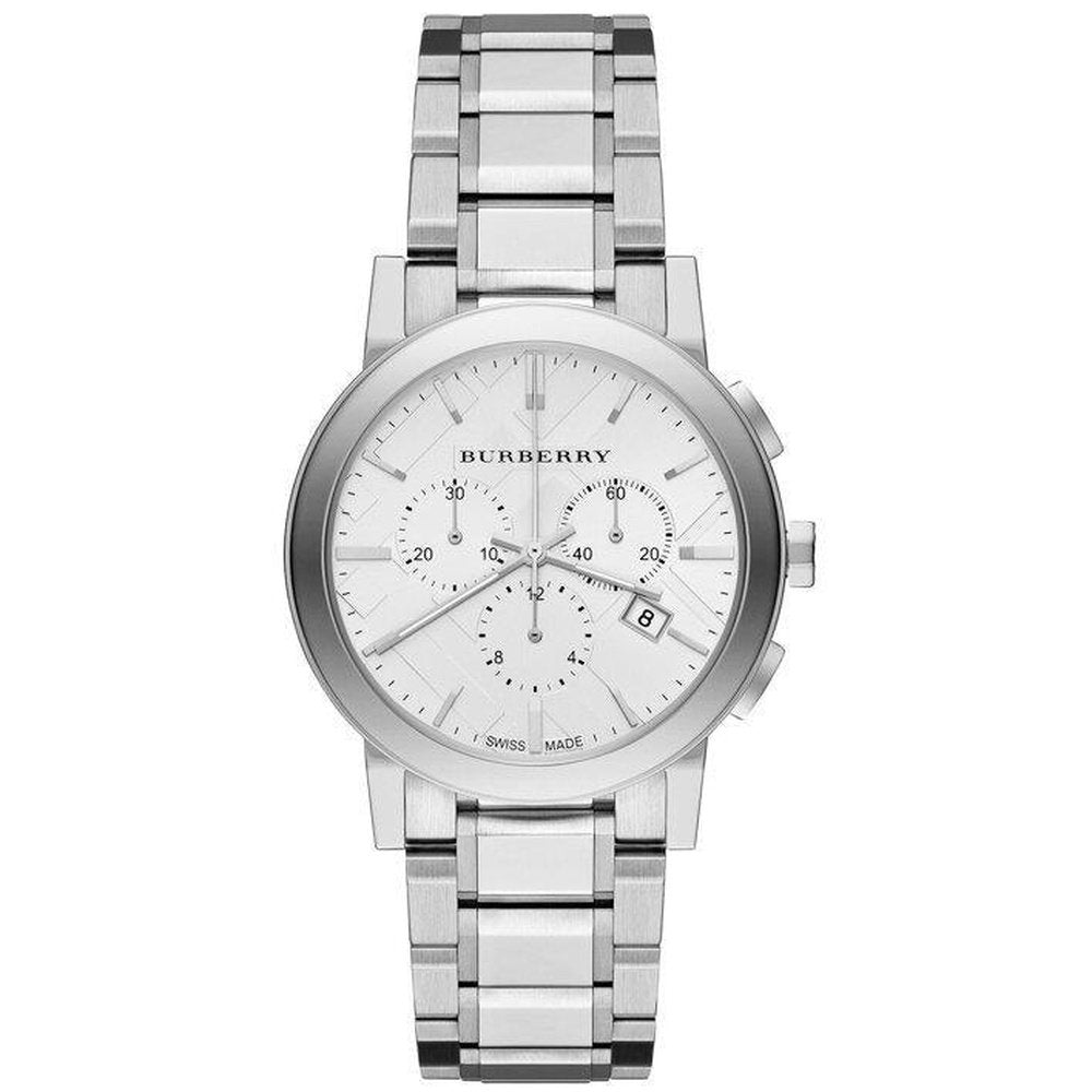 Burberry BU9750 City Chronograph Silver Dial Stainless Steel Women’s Watch