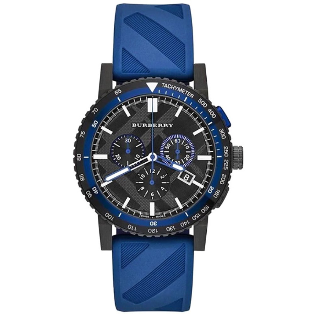 Burberry BU9807 The City Navy Blue Chronograph Men’s Watch