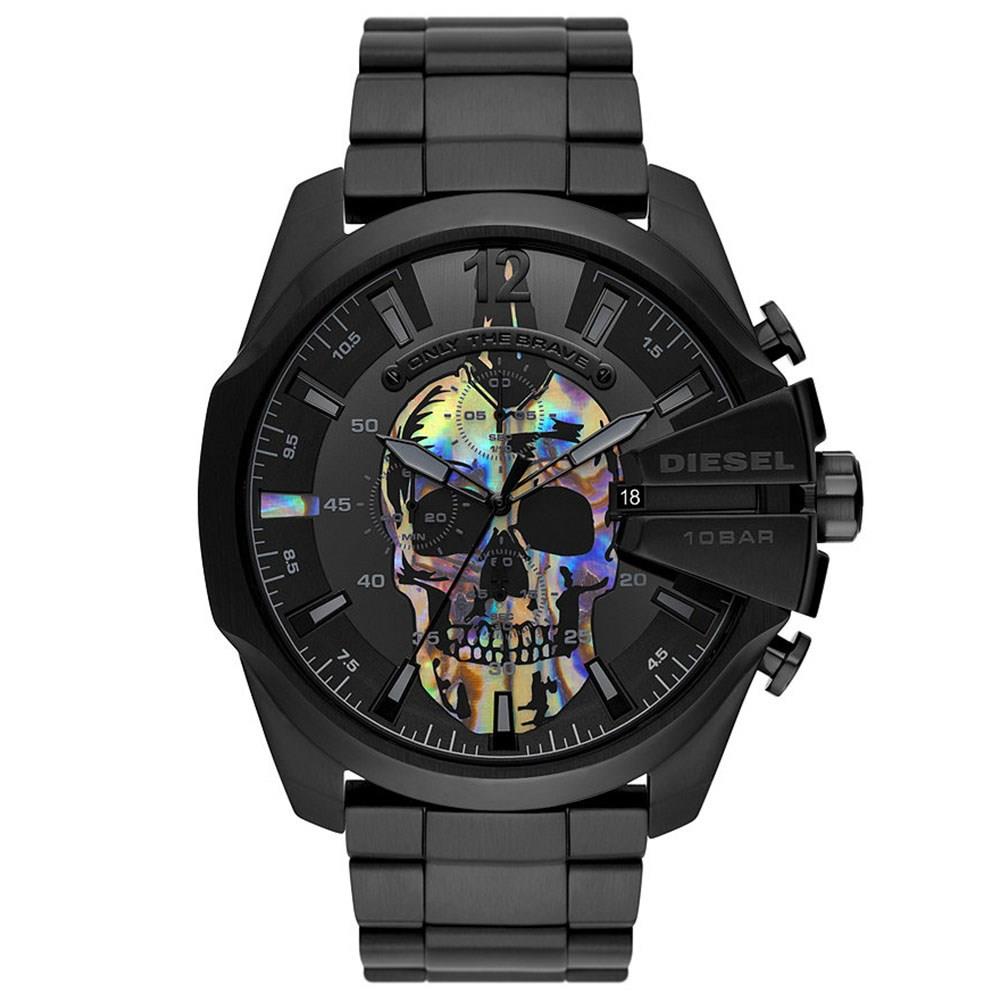 Diesel DZ4582 Mega Chief Analog Black Dial Men’s Watch