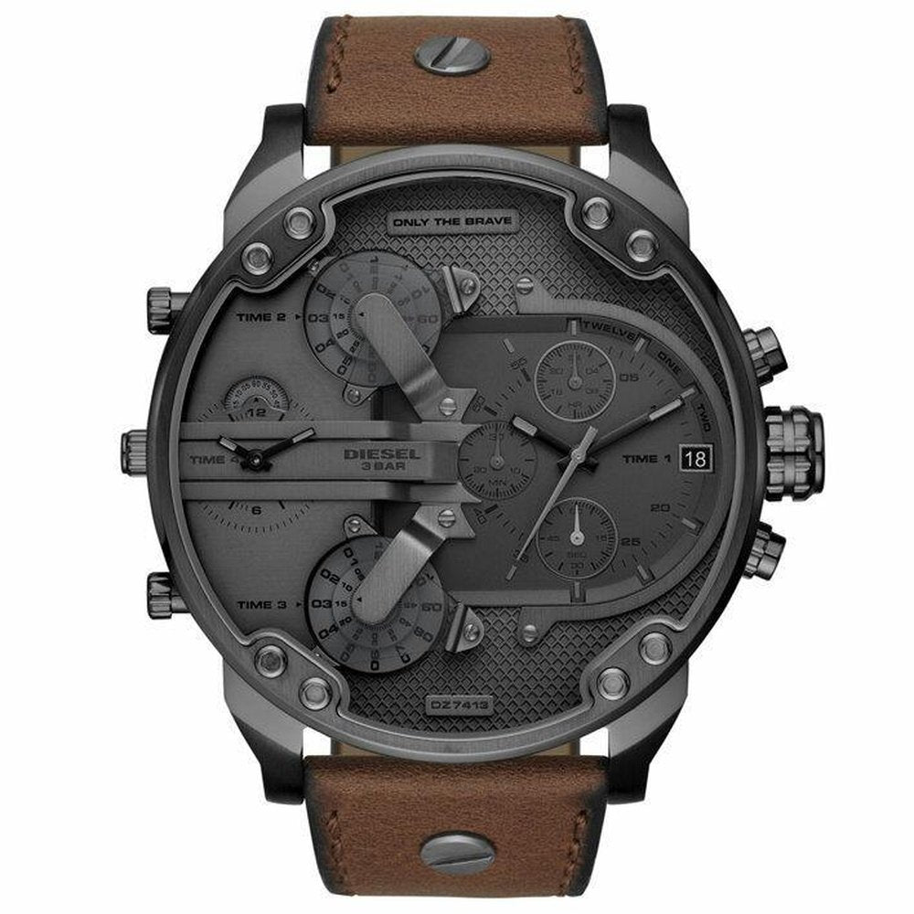 Diesel DZ7413 Mr. Daddy 2.0 Chronograph Brown Leather Men’s Watch