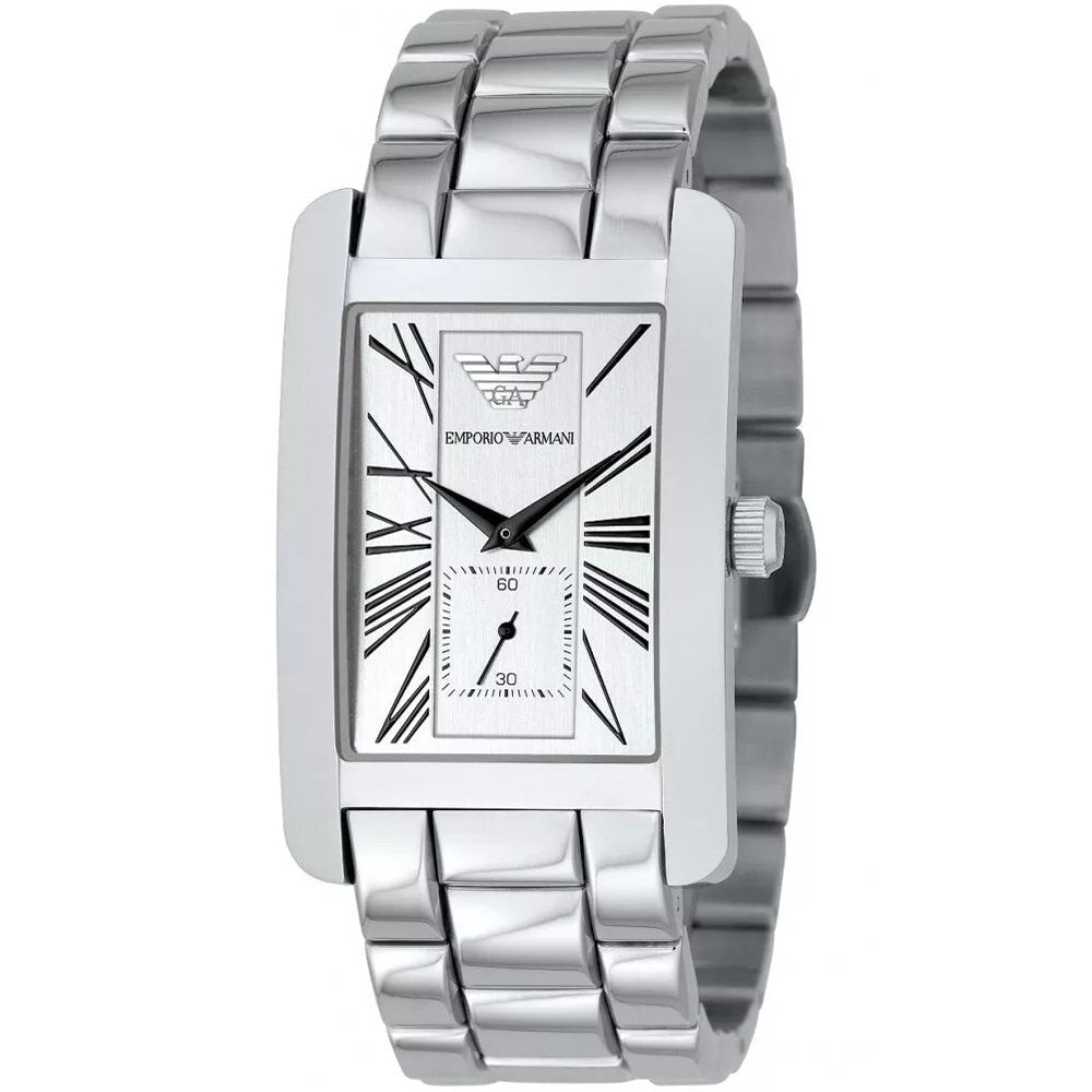 Emporio Armani AR0145 Classic White Dial Men’s Watch