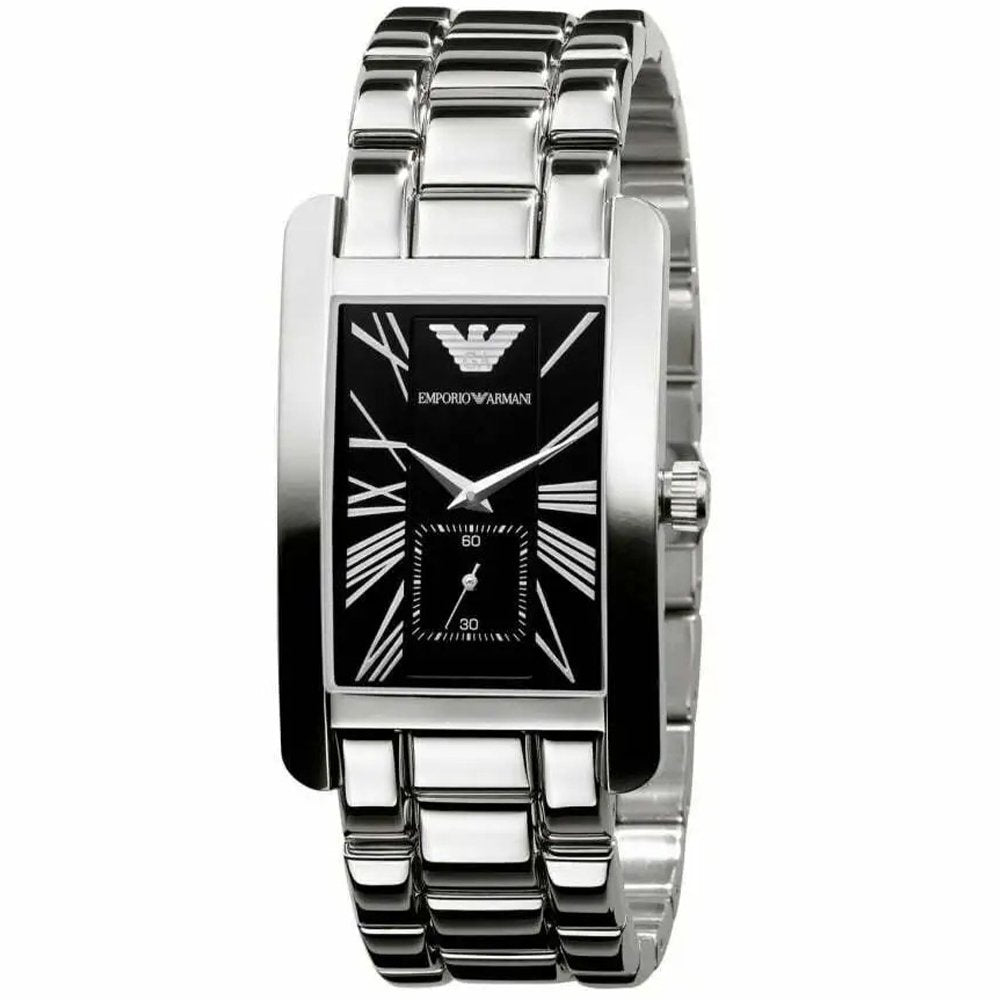 Emporio Armani AR0156 Classic Black Rectangle Men’s Watch