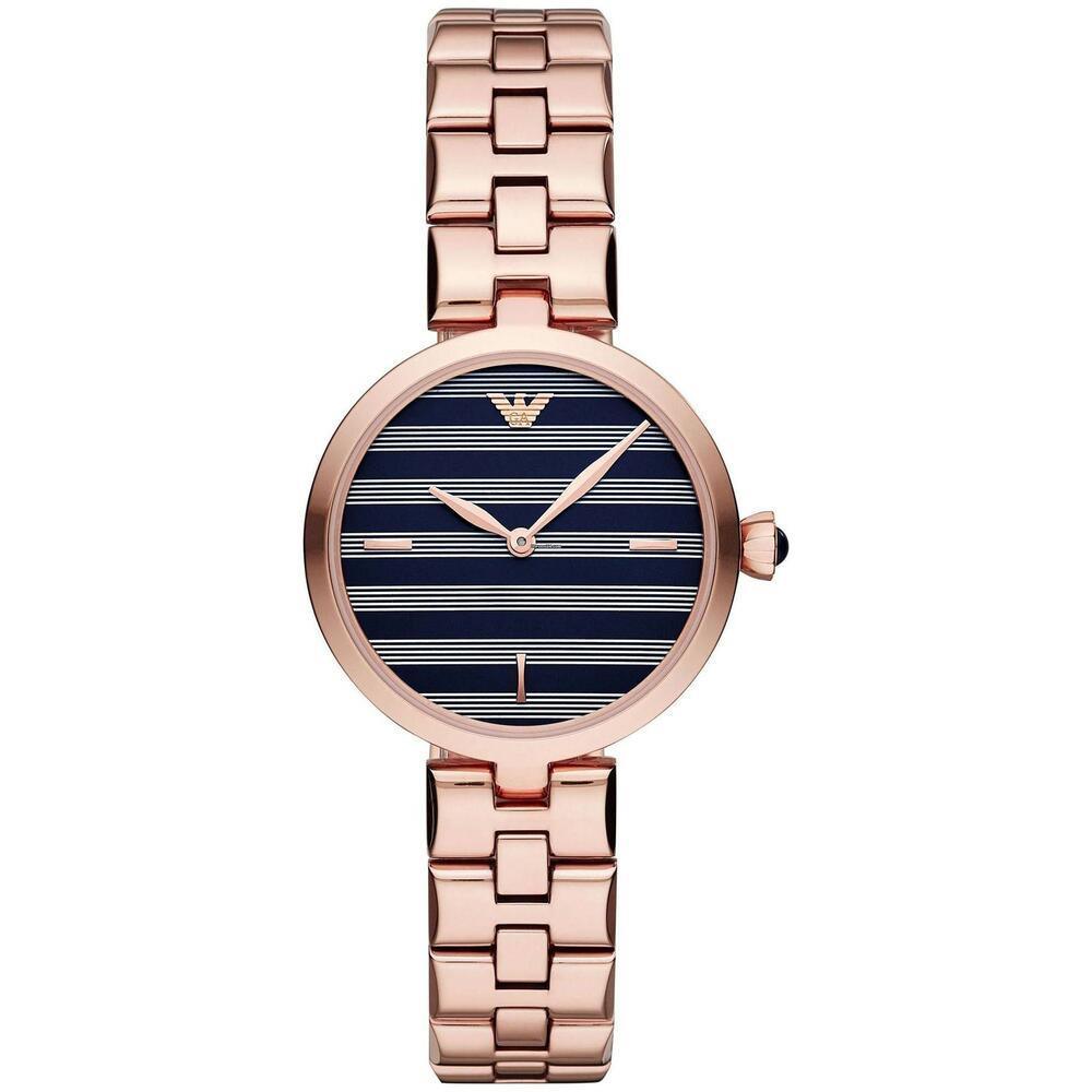 Emporio Armani AR11220 Rose Gold Steel 316 L Analog Quartz Women’s Watch