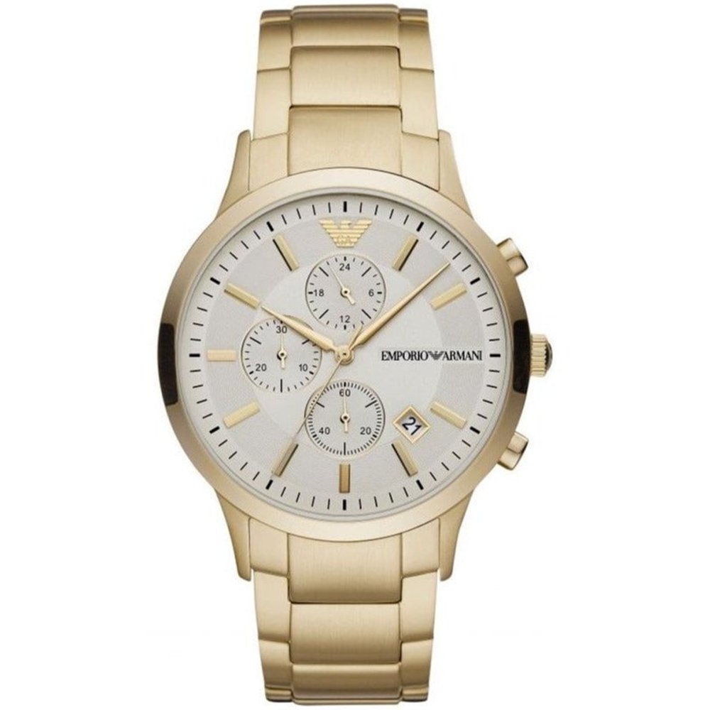 Emporio Armani AR11332 Chronograph Men’s Watch Renato Gold