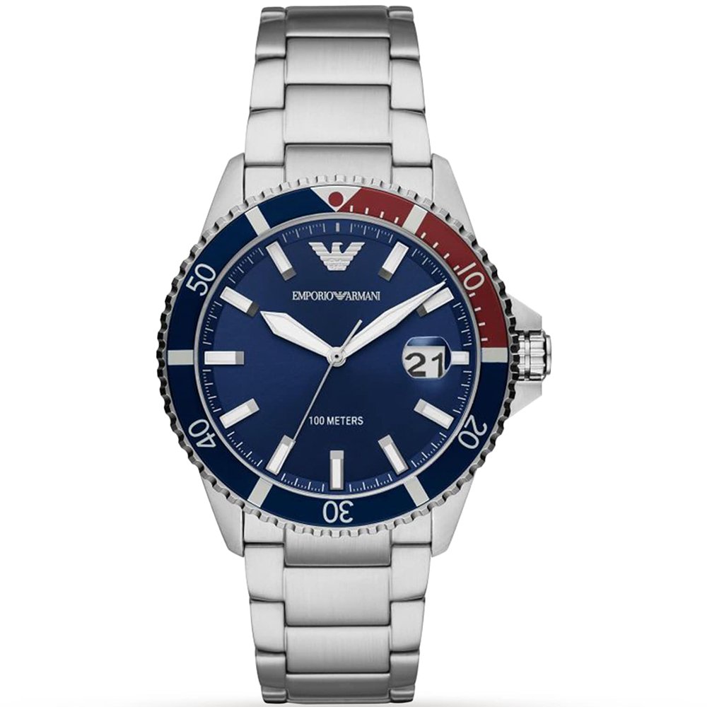 Emporio Armani AR11339 Men’s Diver Watch Blue