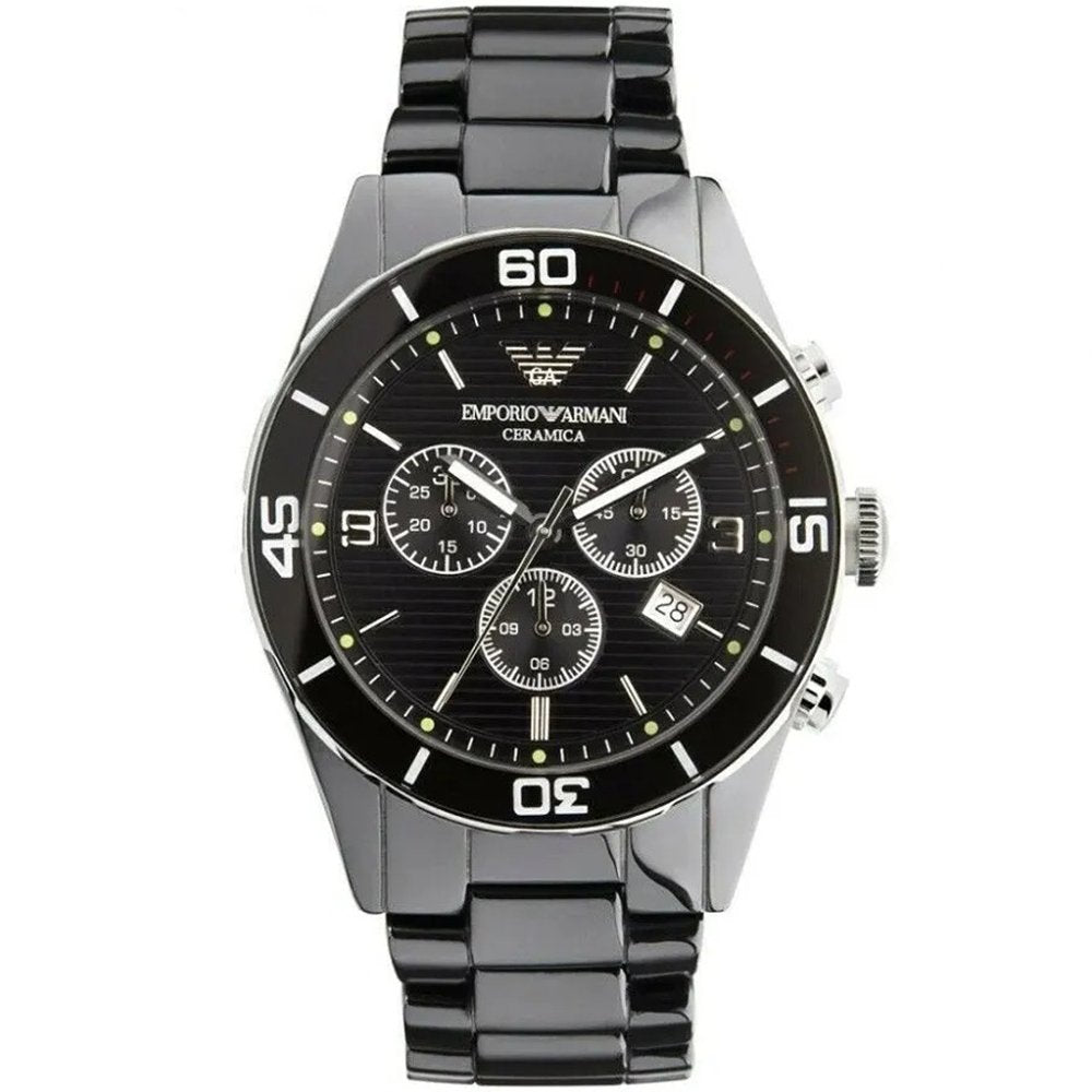 Emporio Armani AR1421 Men’s Leo Ceramica Watch