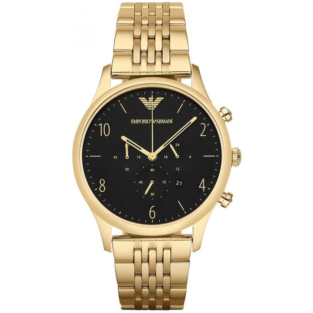 Emporio Armani AR1893 Beta Men’s Gold Chronograph Watch
