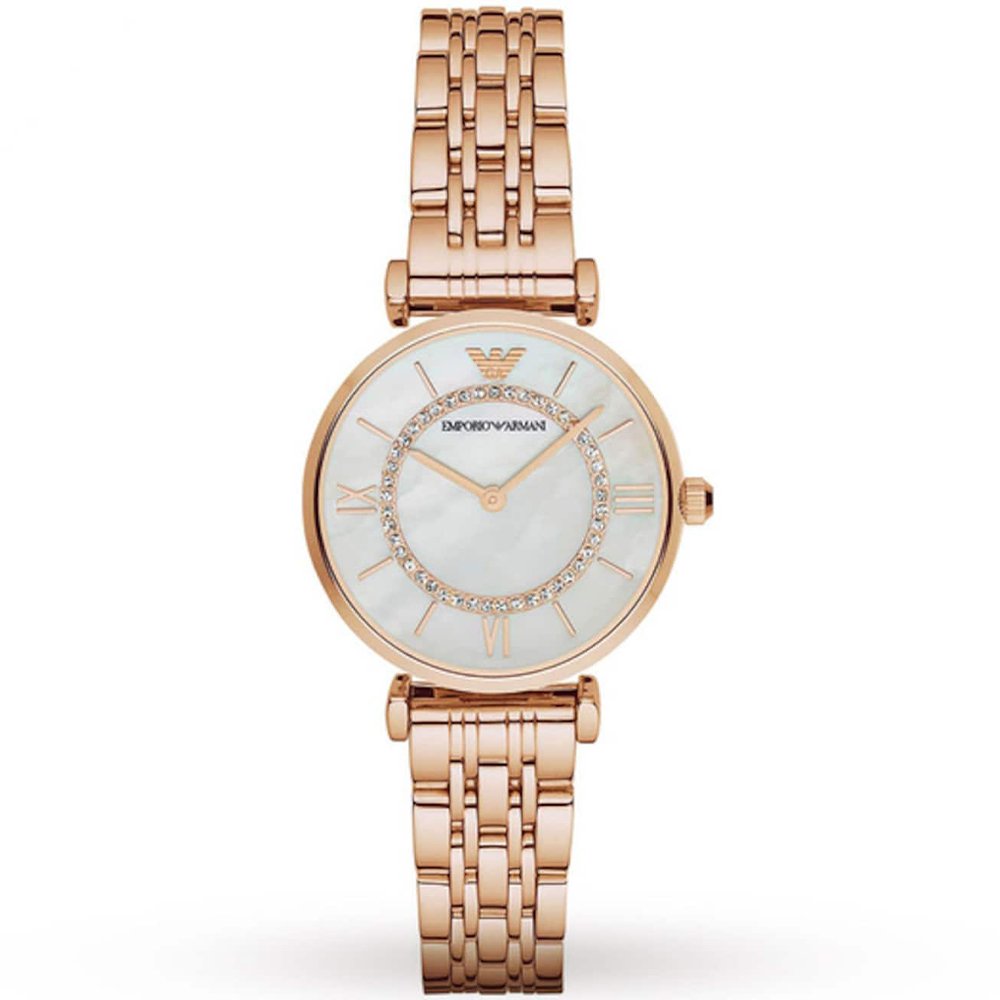 Emporio Armani AR1909 Ladies Watch T-Bar Gianni Rose Gold