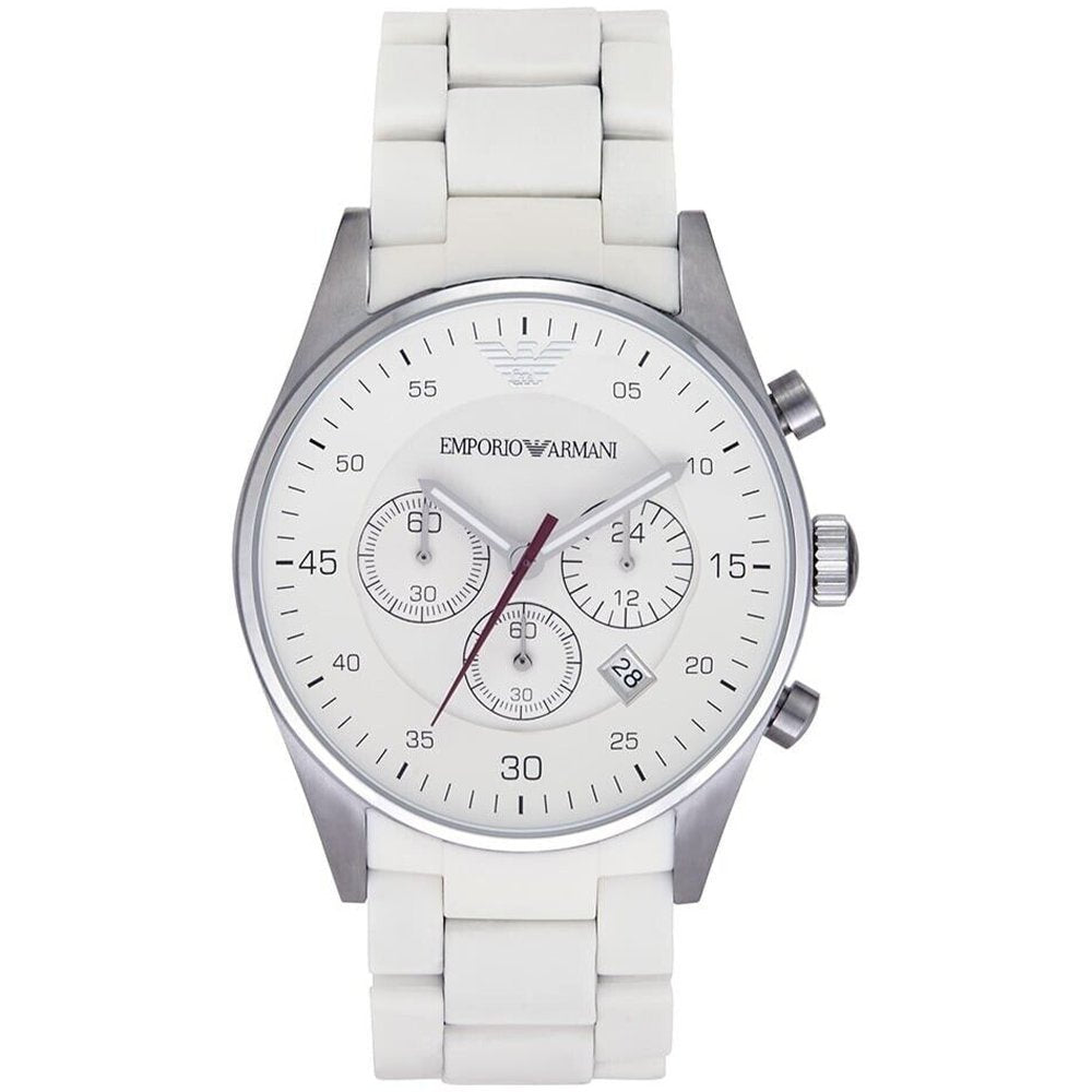 Emporio Armani AR5859 Men’s Watch Tazio White