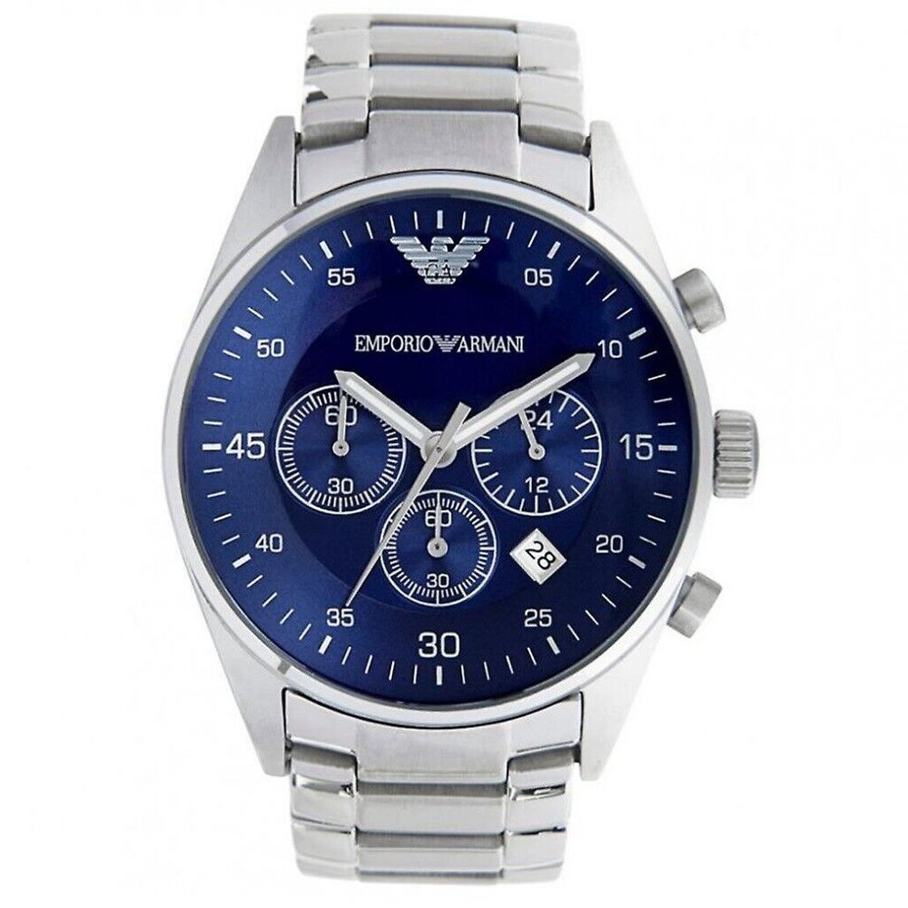 Emporio Armani AR5860 Blue Dial Chronograph Men’s Watch