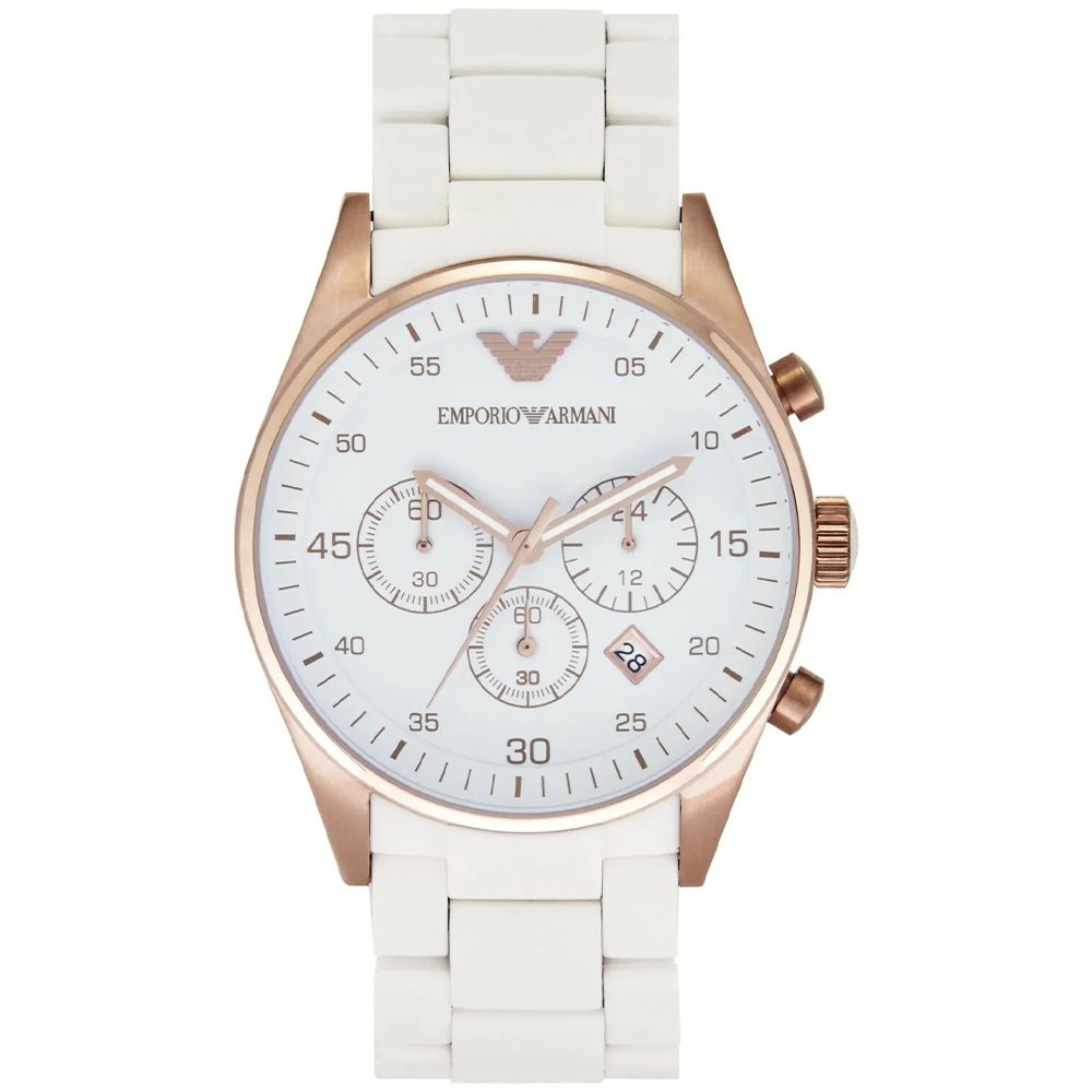 Emporio Armani AR5919 Men’s Sportivo Watch White