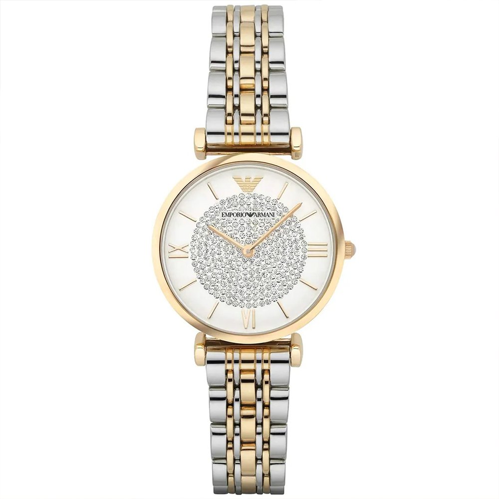 Emporio Armani AR8031 Ladies Watch T-Bar Gianni Two-Tone