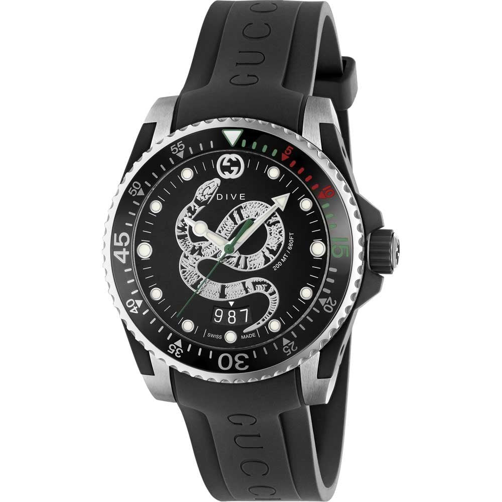 Gucci YA136323 Dive Snake Dial 40mm Unisex Watch