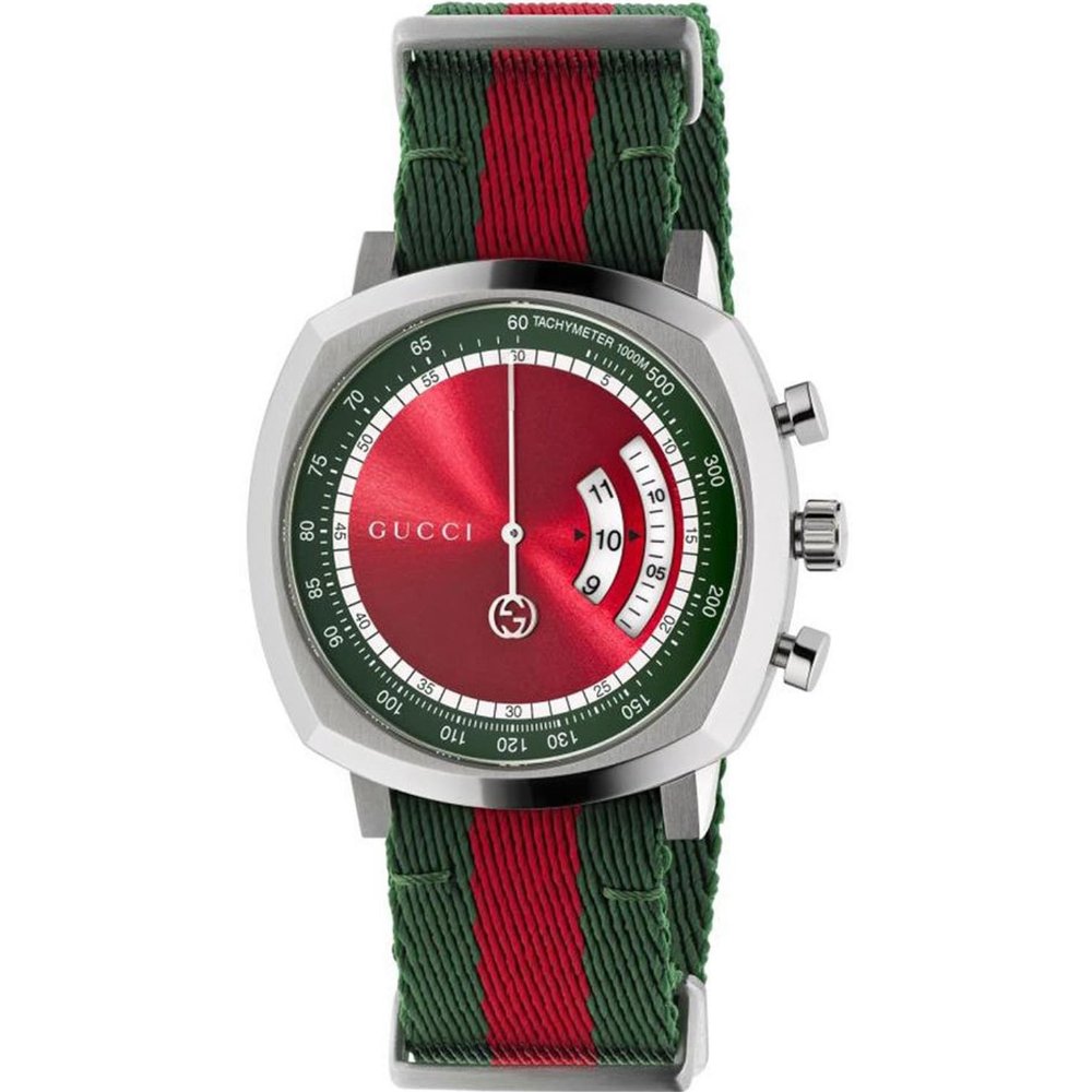 Gucci YA157304 Multicolour Fabric Grip Ladies Watch