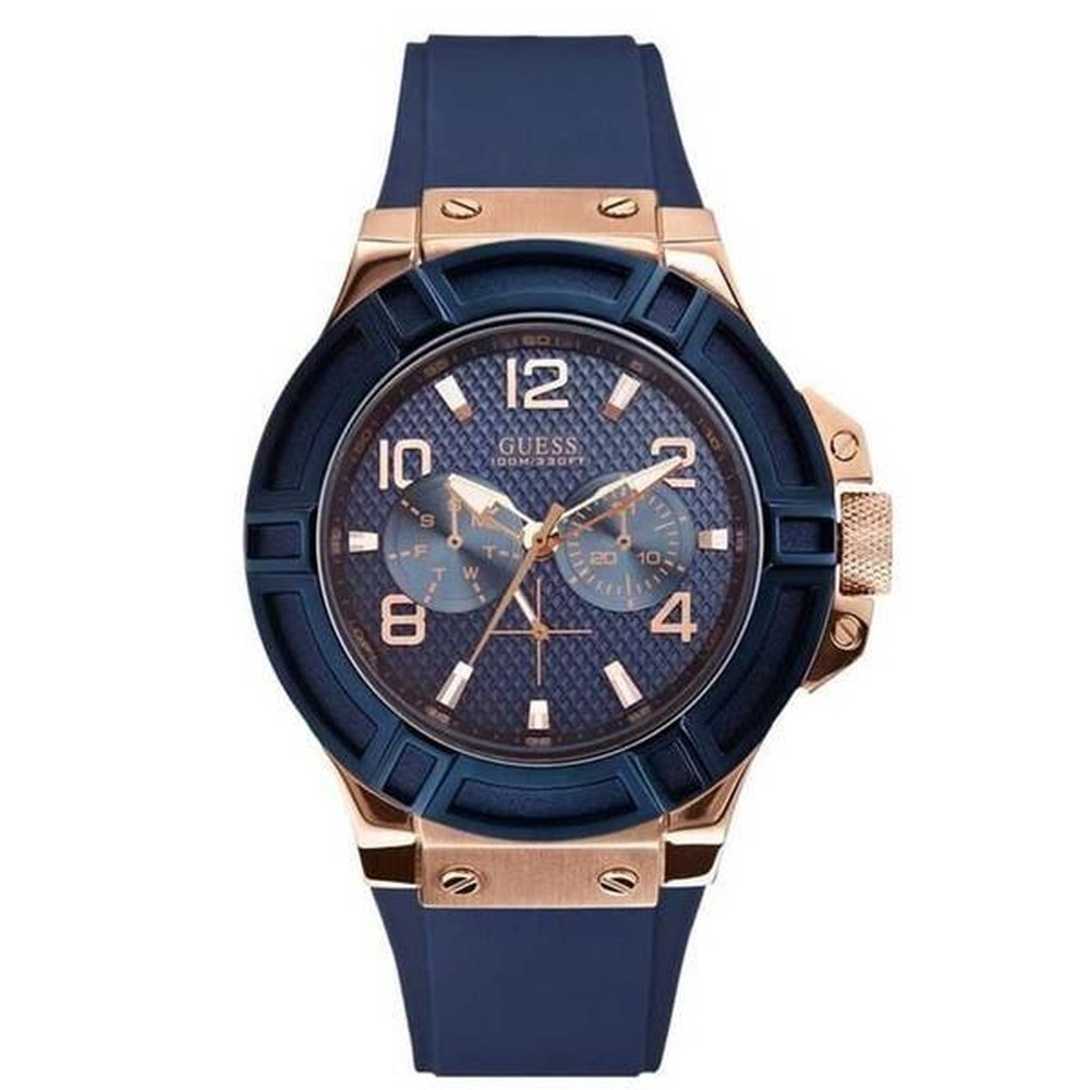 Guess W0247G3 Blue Silicone Men’s Watch