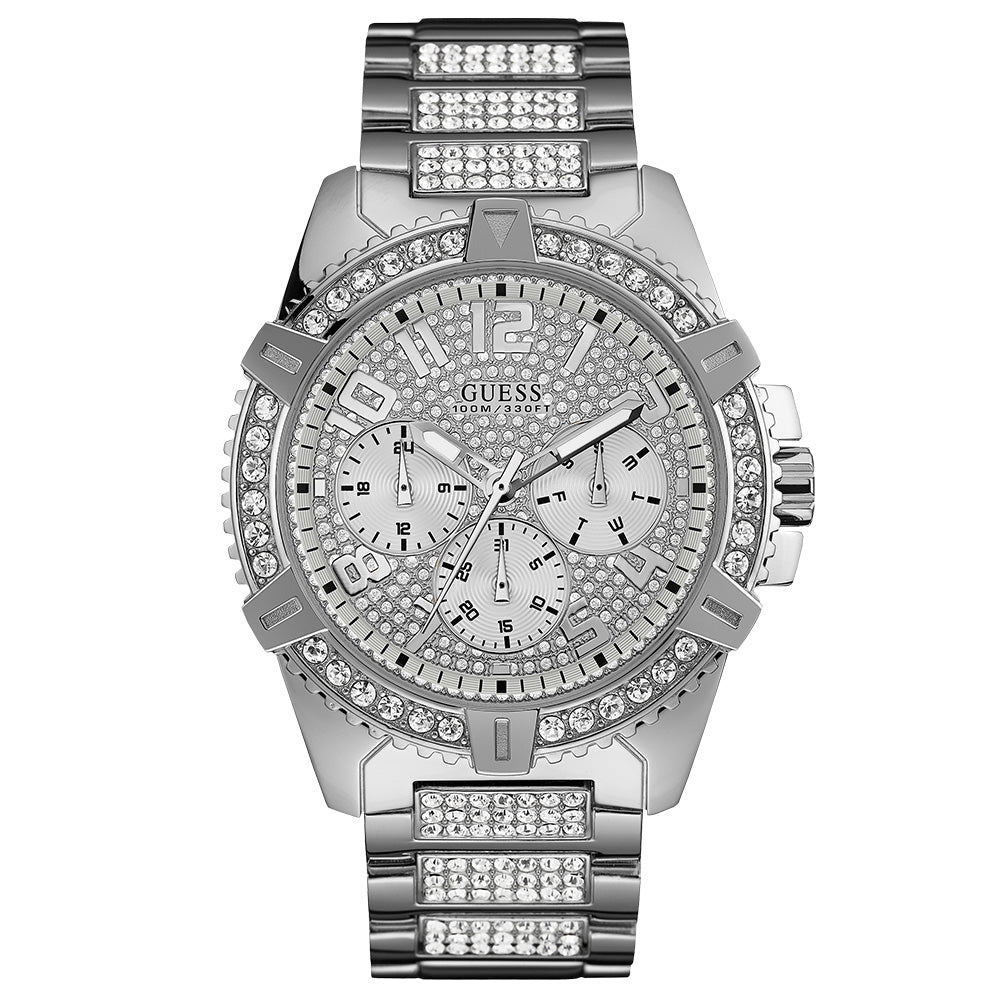 Guess W0799G1 Frontier Silver Men’s Watch