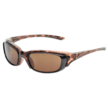 Hilco Leader Element Sunglasses – Tortoise frame Brown lenses Sports Package (with case and strap)