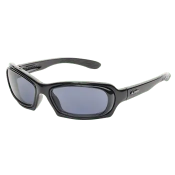 Hilco Leader Elite Sunglasses – Black frame/Gray lenses Sports Package (with case and strap)