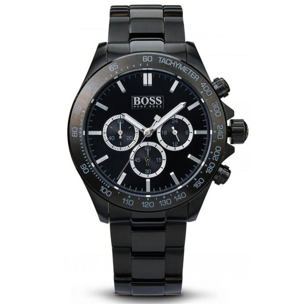 Hugo Boss 1512961 Ikon Men’s Black Dial Watch