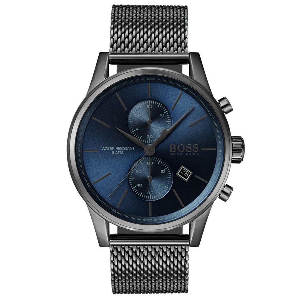 Hugo Boss 1513677 Jet Quartz Grey IP and Mesh Bracelet Casual Men’s Watch