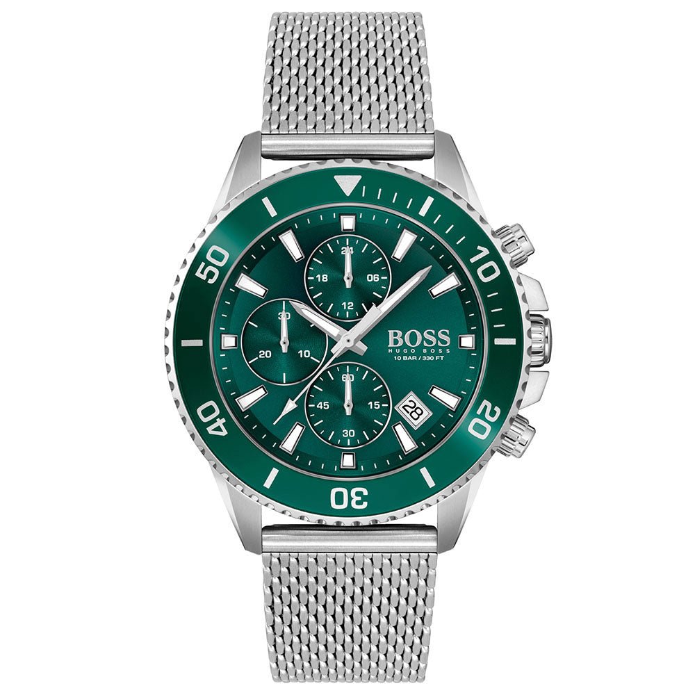 Hugo Boss 1513905 Admiral Chronograph Green Dial Men’s Watch