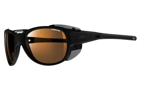 Julbo Explorer 2.0 Sunglasses – Matte Black-Black/Reactiv High Mountain (light changing) 2-4 lenses