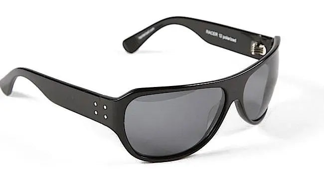 LX Polarized Racer Sunglasses – Gloss Black frame/Grey Glass Polarized lenses
