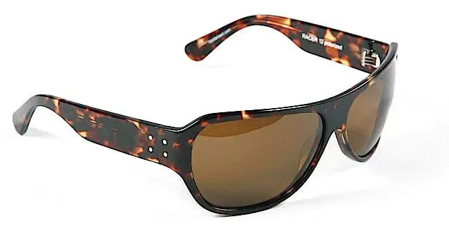 LX Polarized Racer Sunglasses – Gloss Tortoise frame/Bronze Glass Polarized lenses